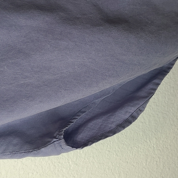 Cloth & Stone blue button down shirt medium - Picture 7 of 12